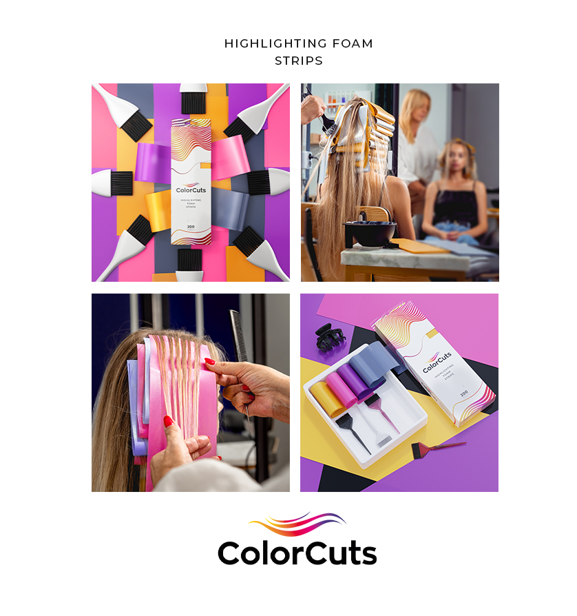 Highlighting Foam Strips Color Cuts